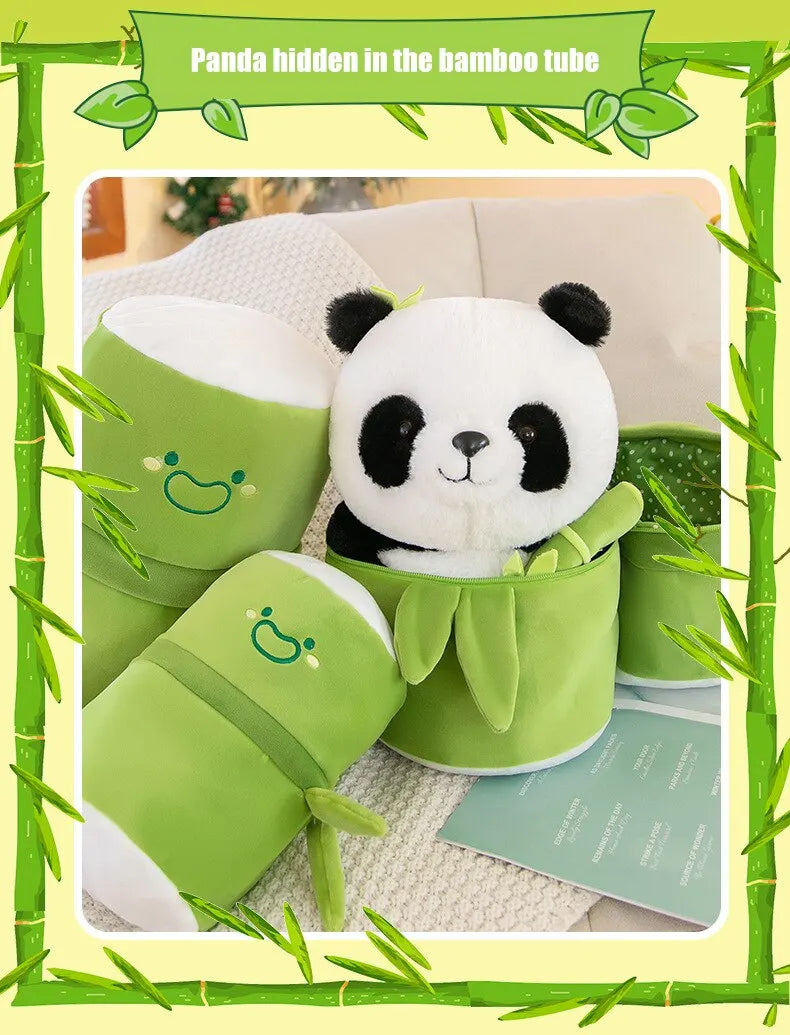 Convertible Panda Pillow: A Cuddly Bamboo Adventure!