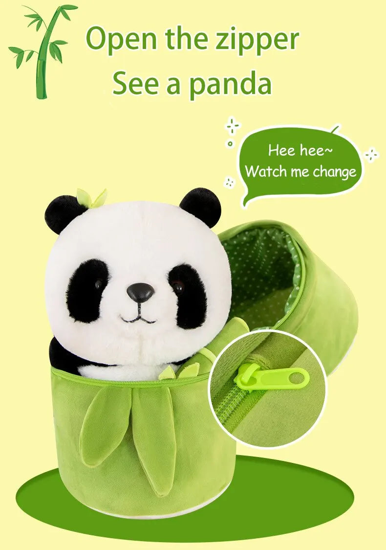 Convertible Panda Pillow: A Cuddly Bamboo Adventure!