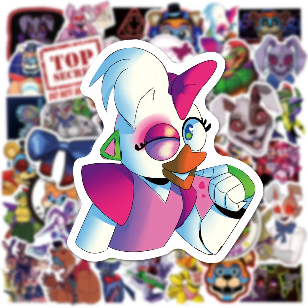 Five Nights of Fun: FNAF Security Breach Sticker Set