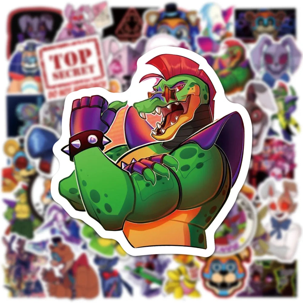 Five Nights of Fun: FNAF Security Breach Sticker Set