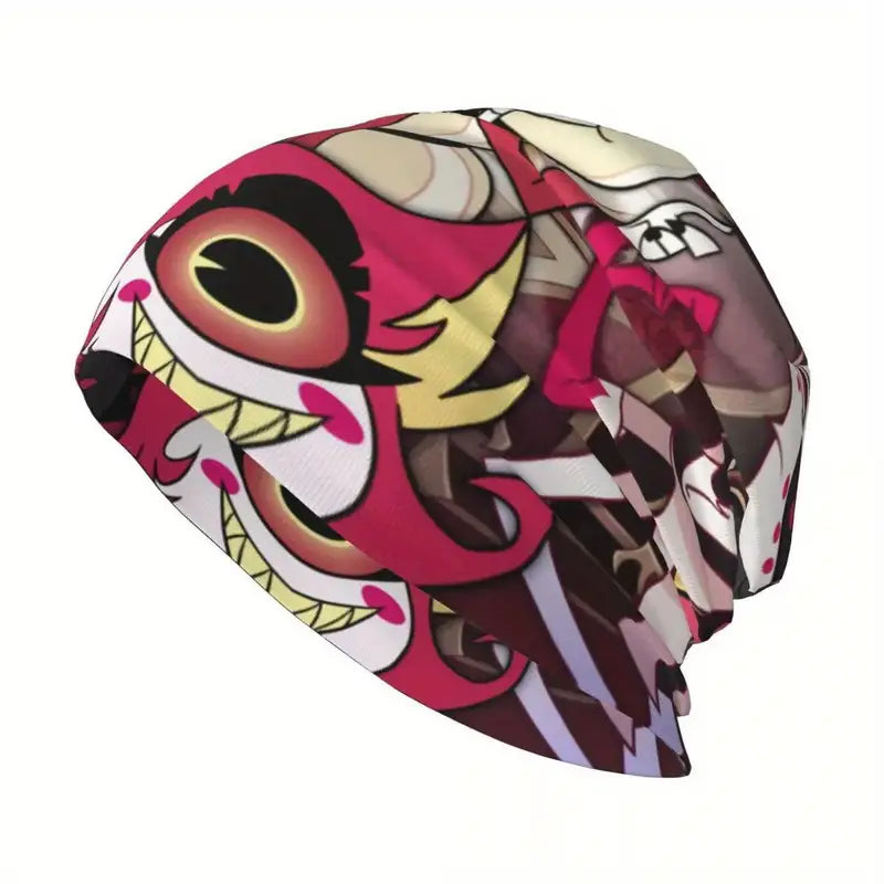 Hazbin Hotel Skullie Beanie โ Funky, Bold, and Full of Character! ๐๐ฉ