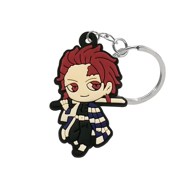 Chibi Slayer Squad: Demon Slayer PVC Keychains!