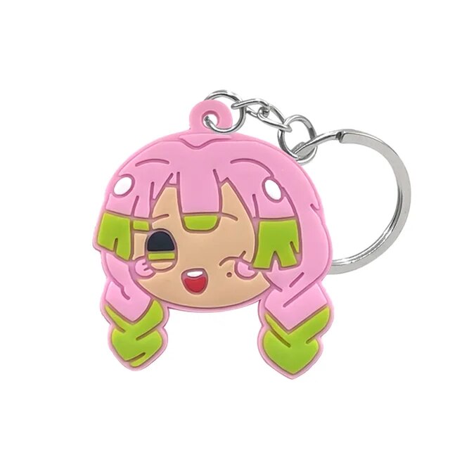 Chibi Slayer Squad: Demon Slayer PVC Keychains!