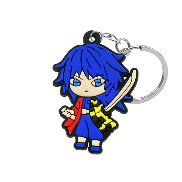 Chibi Slayer Squad: Demon Slayer PVC Keychains!
