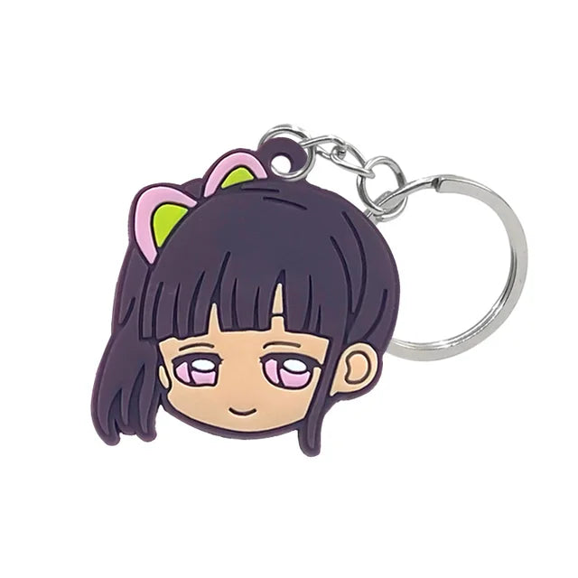 Chibi Slayer Squad: Demon Slayer PVC Keychains!