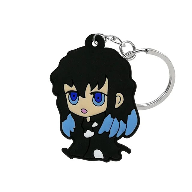 Chibi Slayer Squad: Demon Slayer PVC Keychains!