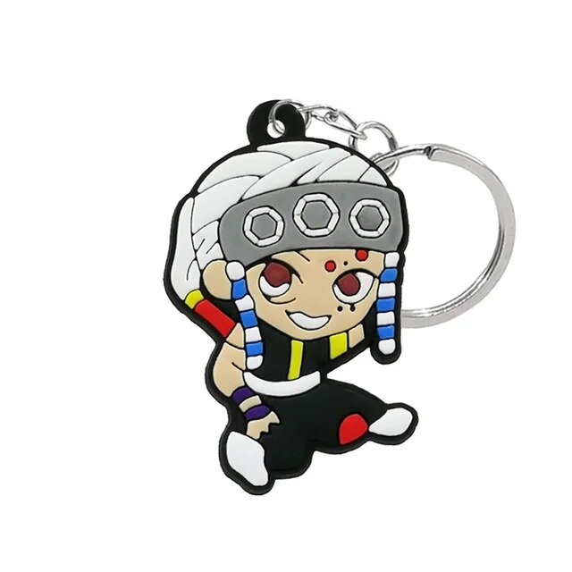 Chibi Slayer Squad: Demon Slayer PVC Keychains!