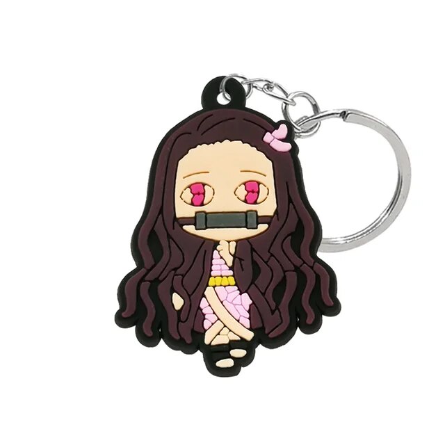 Chibi Slayer Squad: Demon Slayer PVC Keychains!