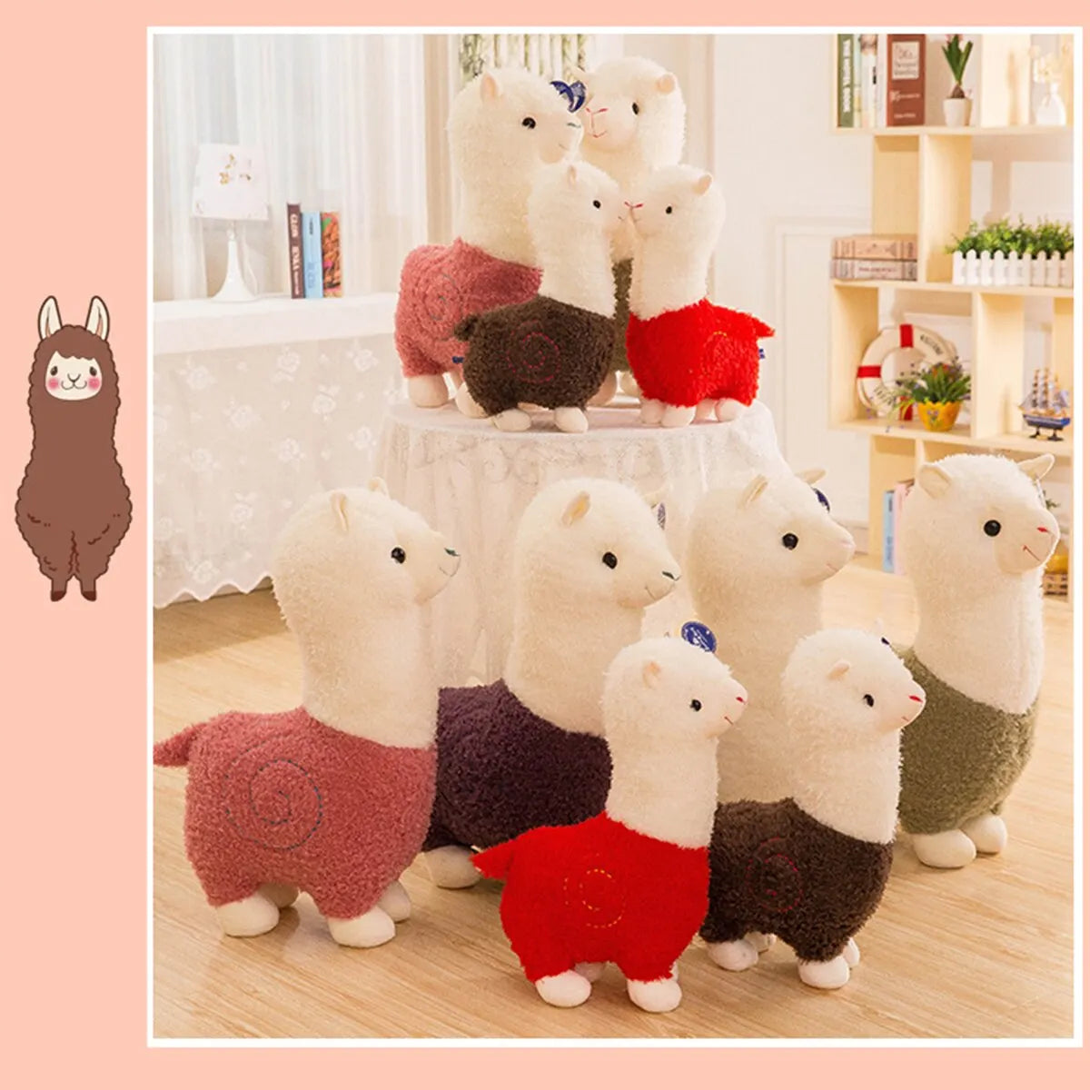 Charming Alpaca Plush Pillows: Cozy Companions for Snuggly Moments!