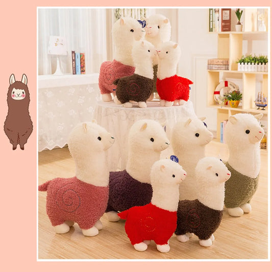 Charming Alpaca Plush Pillows: Cozy Companions for Snuggly Moments!