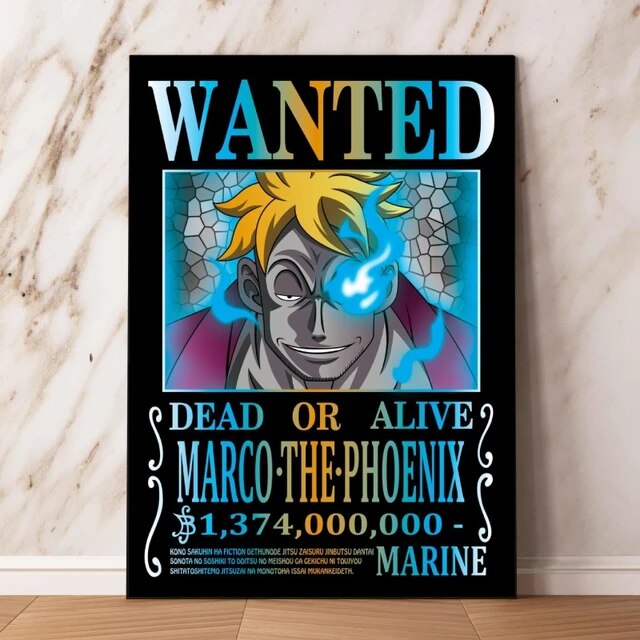 One Piece Bounty Legends - Wanted Poster Canvas Prints