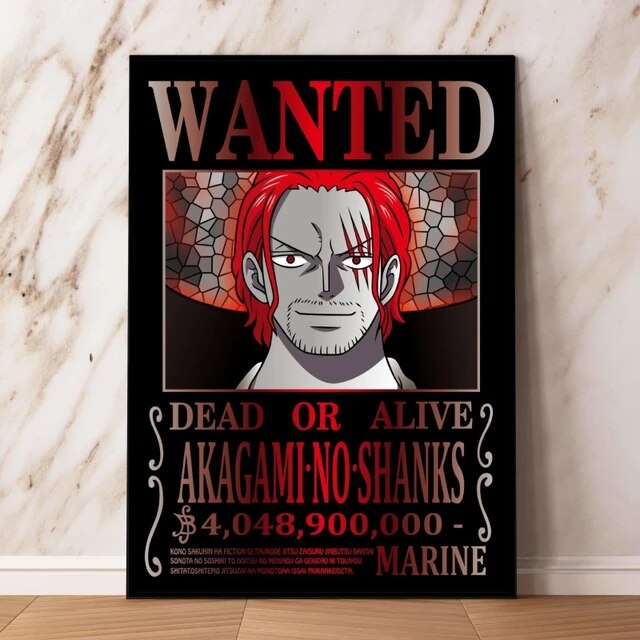 One Piece Bounty Legends - Wanted Poster Canvas Prints