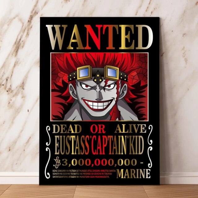 One Piece Bounty Legends - Wanted Poster Canvas Prints