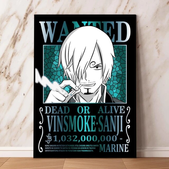 One Piece Bounty Legends - Wanted Poster Canvas Prints