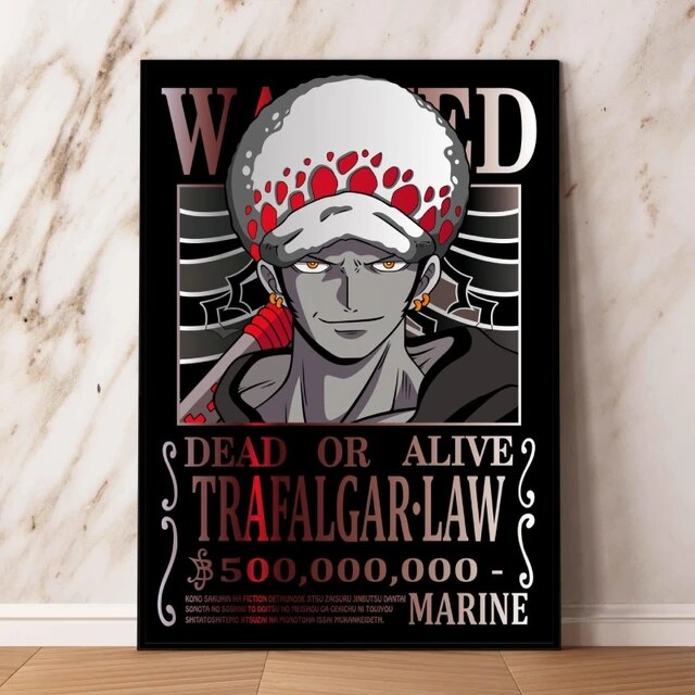 One Piece Bounty Legends - Wanted Poster Canvas Prints