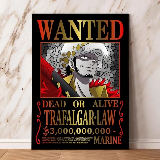 One Piece Bounty Legends - Wanted Poster Canvas Prints