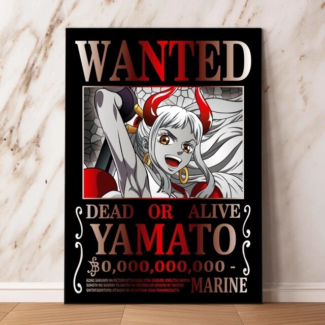 One Piece Bounty Legends - Wanted Poster Canvas Prints