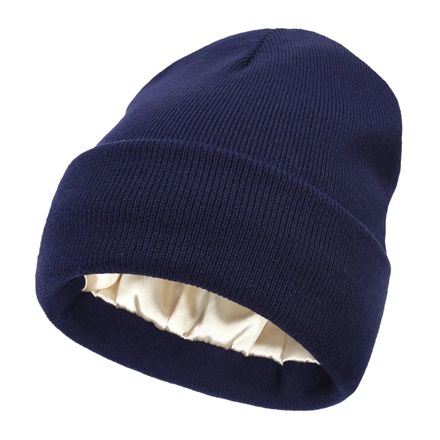 Satin-Lined Beanie – Cozy, Stylish, and Hair-Friendly!