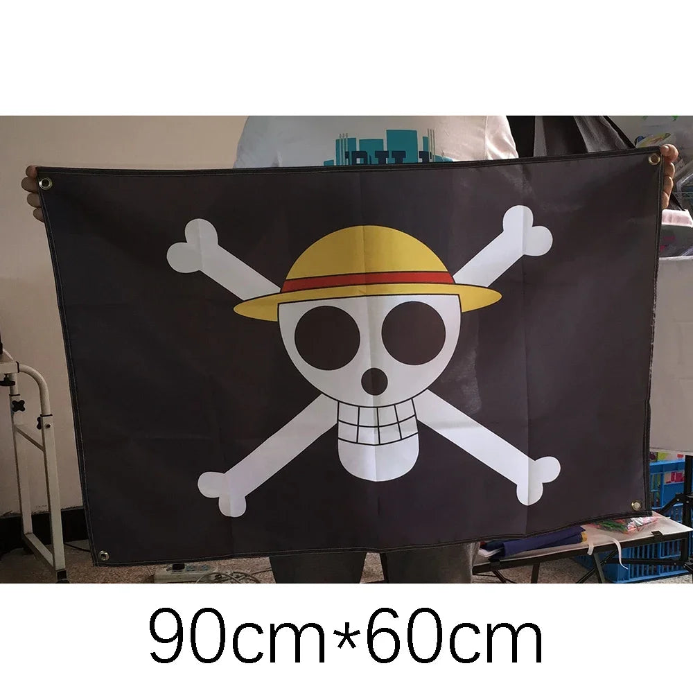 One Piece Jolly Roger Flags 🏴☠️ Decoration