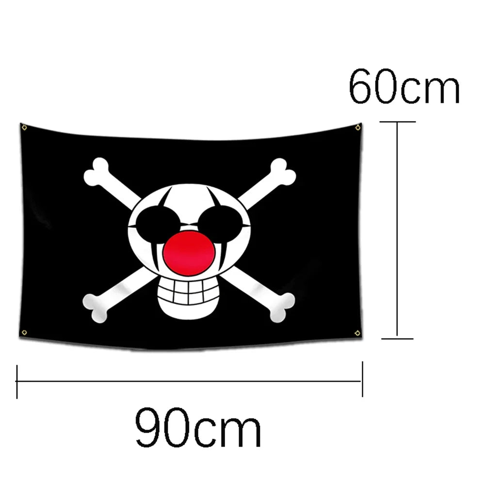 One Piece Jolly Roger Flags 🏴☠️ Decoration