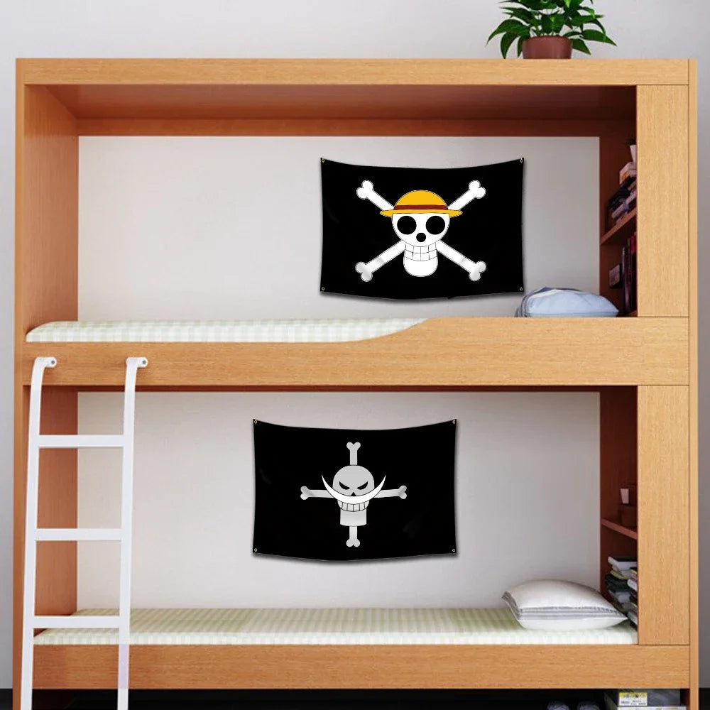 One Piece Jolly Roger Flags 🏴☠️ Decoration