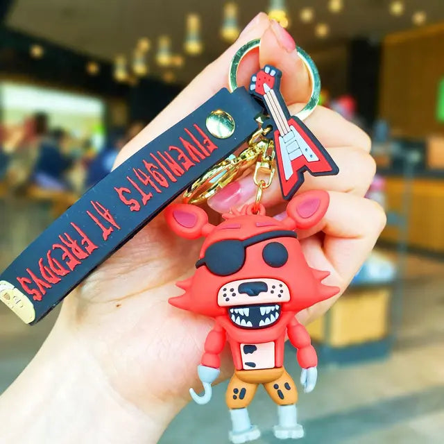 FNAF-Style Animatronic Keychains - Mystery and Adventure Awaits!