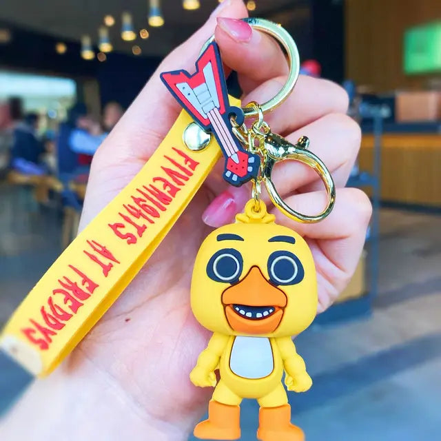 FNAF-Style Animatronic Keychains - Mystery and Adventure Awaits!
