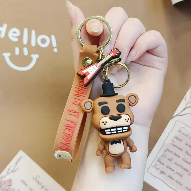 FNAF-Style Animatronic Keychains - Mystery and Adventure Awaits!