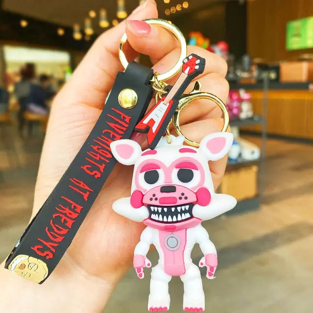 FNAF-Style Animatronic Keychains - Mystery and Adventure Awaits!