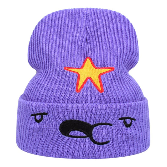 🟣 Adventure Time Purple Beanie – Cozy, Stylish & Unisex! 🧢❄️