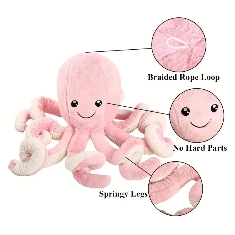 Cuddly Companions: Adorable Octopus Plush Pendants