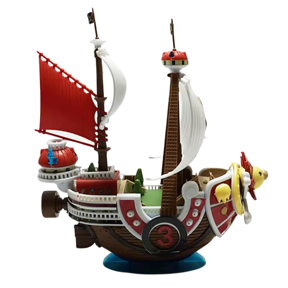 🏴☠️ One Piece Thousand Sunny Ship Model – DIY Assembly Collectible! 🚢