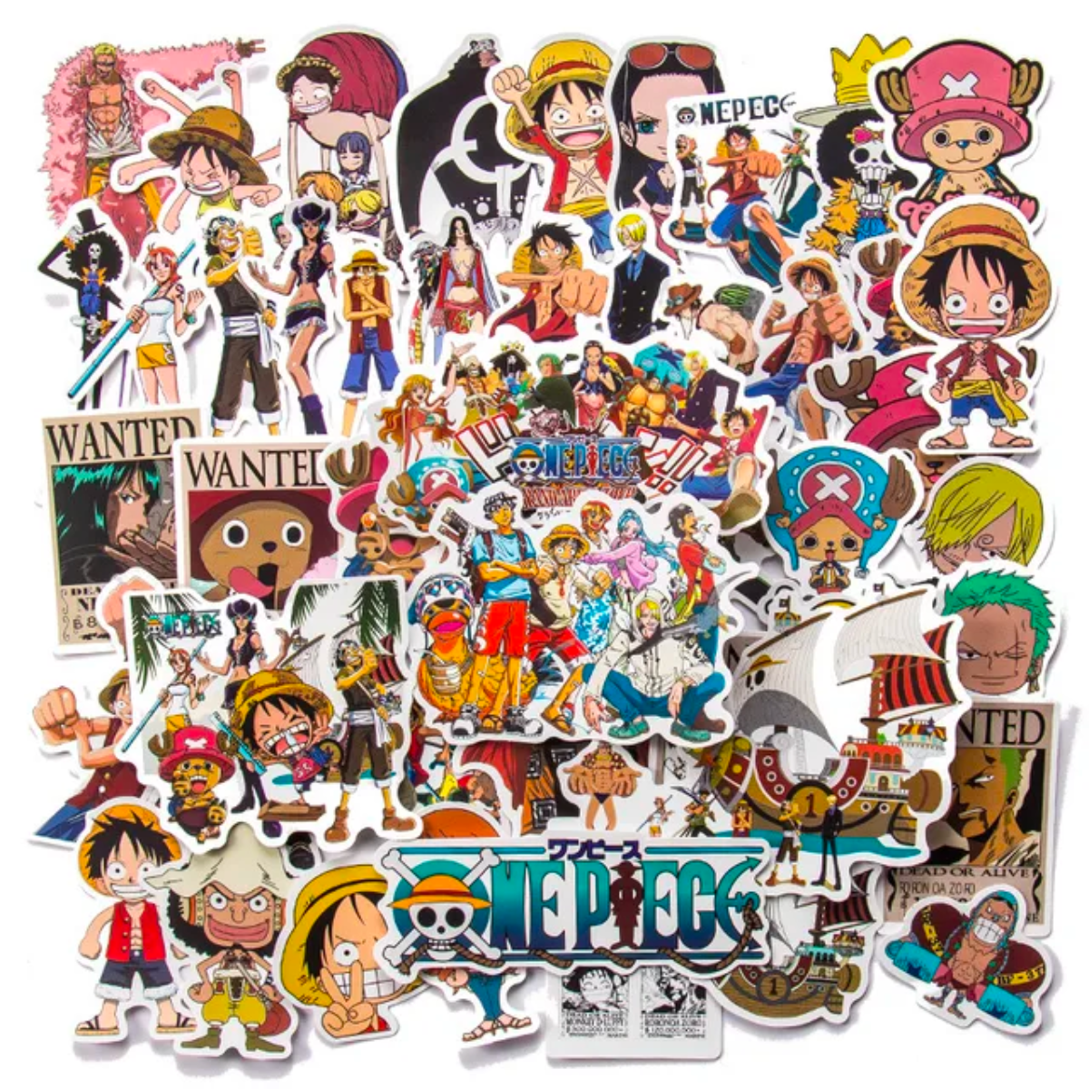 One Piece Stickers: Luffy & Crew - Anime Decal Bonanza for Gear & Gadg –  Peace Won