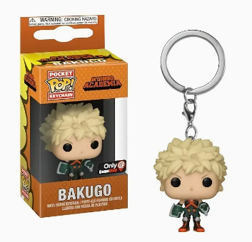 Anime Funko Pop Action Figure Figurine Keychain for Naruto and My Hero Academia