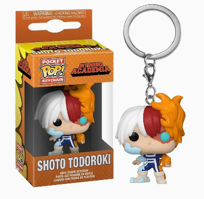 Anime Funko Pop Action Figure Figurine Keychain for Naruto and My Hero Academia