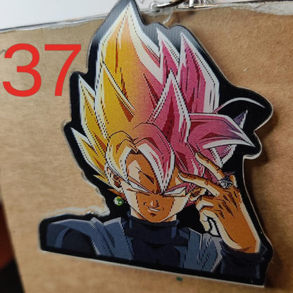 Anime 3D Motion Keychains - Captivating Double-Sided Design