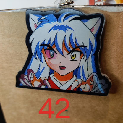 Anime 3D Motion Keychains - Captivating Double-Sided Design