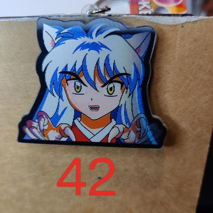 Anime 3D Motion Keychains - Captivating Double-Sided Design