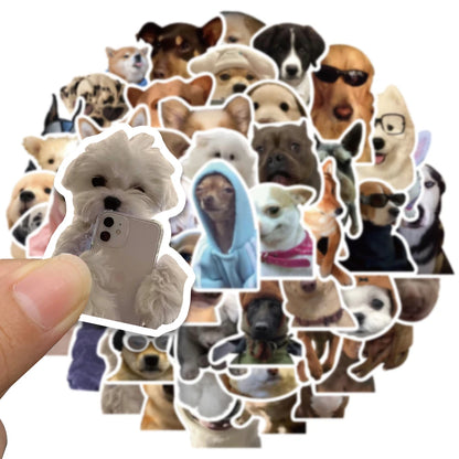 Furry Friends Meme Sticker Pack - Dogs & Cats Edition