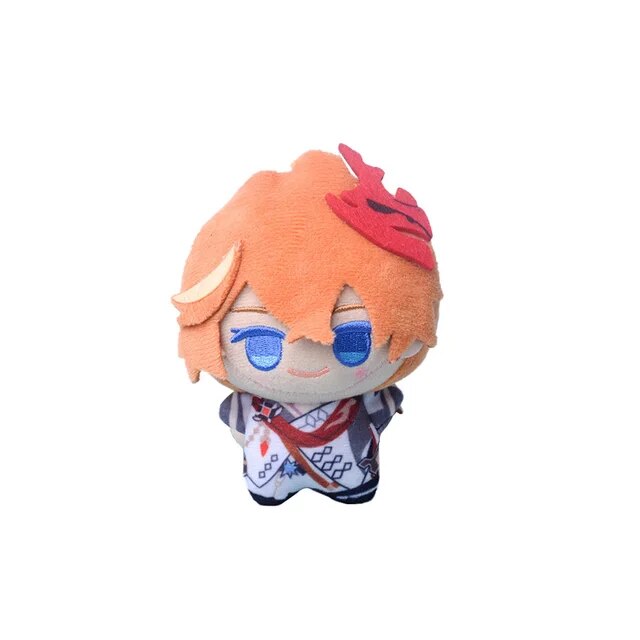 Chibi Tartaglia Charm: Genshin Impact Plush Keychain!