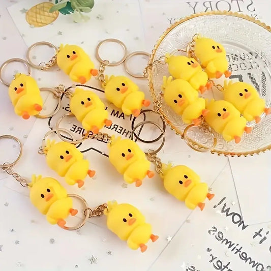 🦆 Mini Duckling Keychain - A Quack-tastic Accessory for Everything!