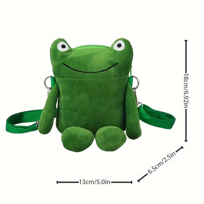 Kawaii Frog Novelty Crossbody Bag 🐸💚