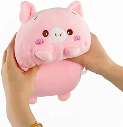 Snuggle Companion: Kawaii Pink Pig Plush Pillow – Soft, Cuddly, and Irresistibly Cute!