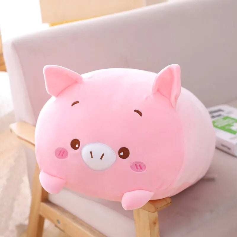 Snuggle Companion: Kawaii Pink Pig Plush Pillow – Soft, Cuddly, and Irresistibly Cute!