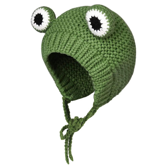 Hop into Warmth: Whimsical Crochet Frog Hats with Personality