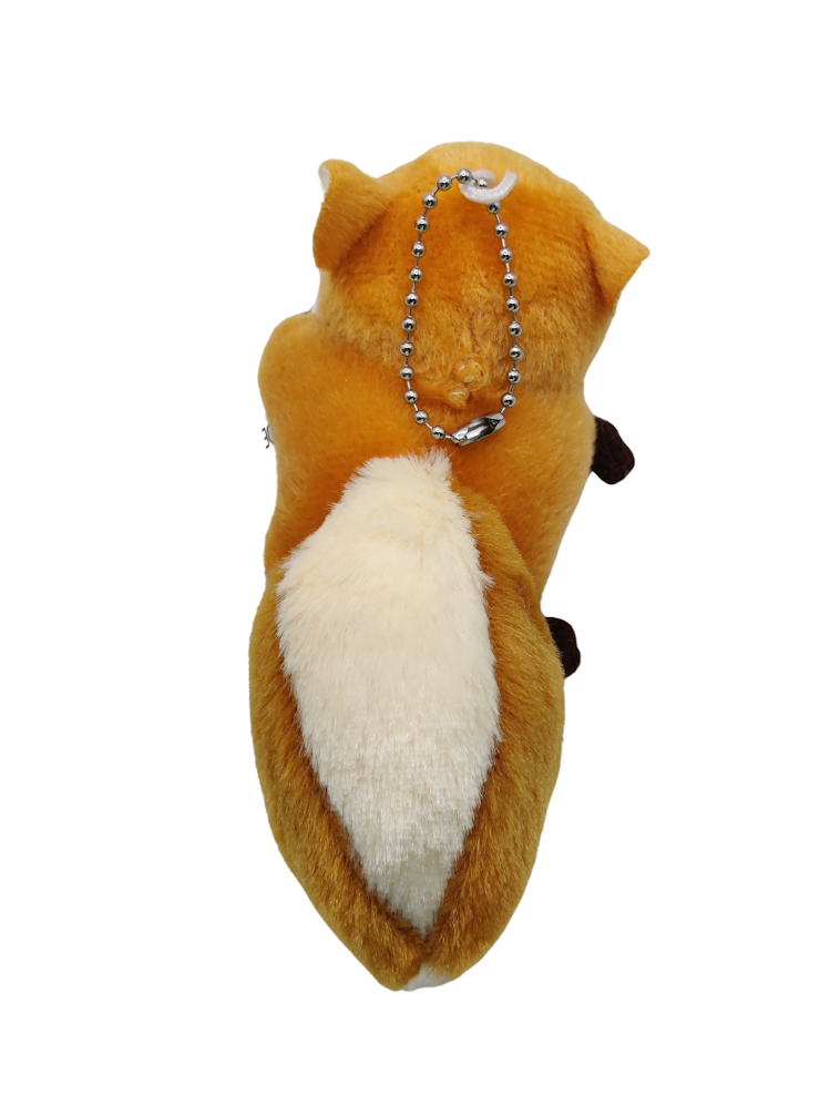 Whimsical Squirrel Keychain - Adorable Forest Companion Charm (Available Individually or in Pairs)