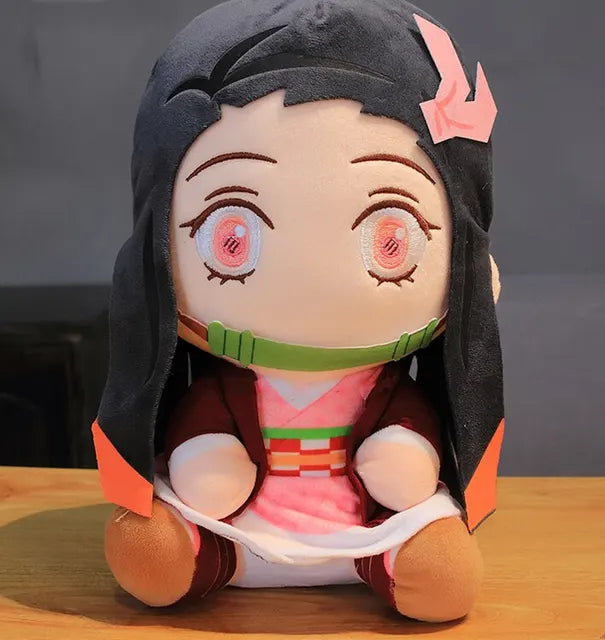 20cm 'Demon Slayer' Pillow Plush Dolls with Suction Cups – Anime Companions for Every Space!