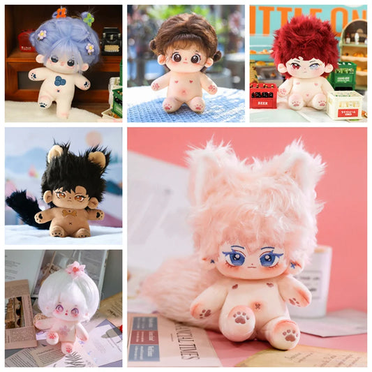 🌸 Kawaii Plush Cotton Doll Idol Super Star Figure Dolls [20cm] 🌟