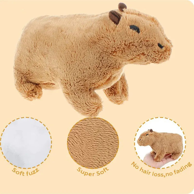 Cozy Capybara Companion - Adorable Plush Pillow