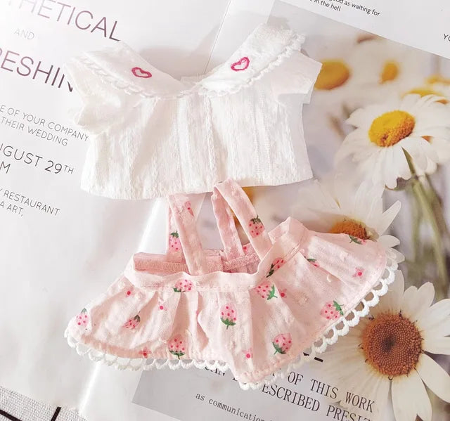 👗 20cm Clothing for Soft Dolls - Adorable Doll Outfit Suit Sets 🧸